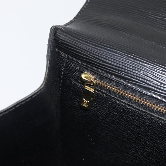 LOUIS VUITTON Epi Monceau 28 Hand Bag Black M52122 LV Auth 176555
