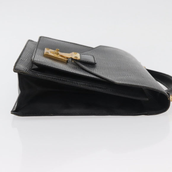 LOUIS VUITTON Epi Monceau 28 Hand Bag Black M52122 LV Auth 176555