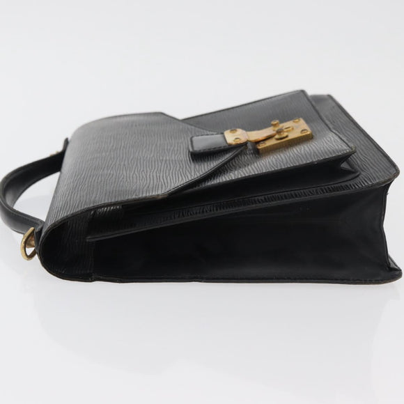 LOUIS VUITTON Epi Monceau 28 Hand Bag Black M52122 LV Auth 176555