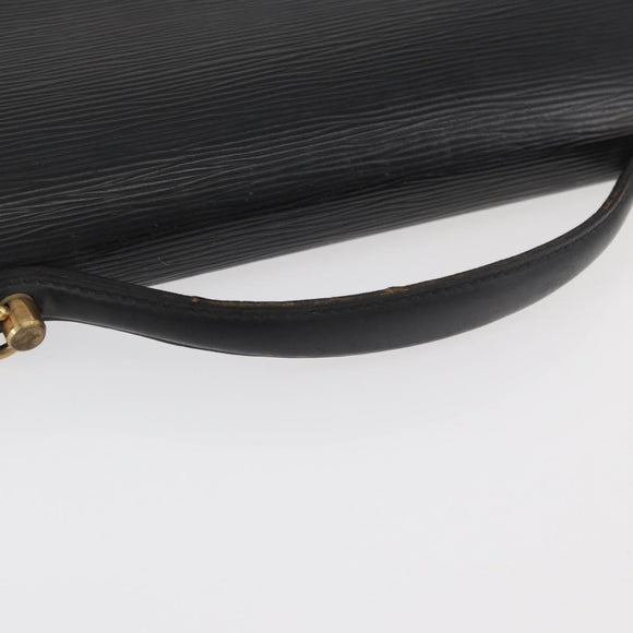 LOUIS VUITTON Epi Monceau 28 Hand Bag Black M52122 LV Auth 176555