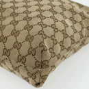 GUCCI GG Canvas Shoulder Bag Beige Gold 388924 Auth 176562-9