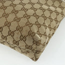 GUCCI GG Canvas Shoulder Bag Beige Gold 388924 Auth 176562-15