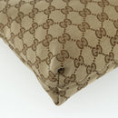 GUCCI GG Canvas Shoulder Bag Beige Gold 388924 Auth 176562-16