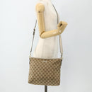 GUCCI GG Canvas Shoulder Bag Beige Gold 388924 Auth 176562-23