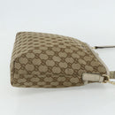 GUCCI GG Canvas Shoulder Bag Beige Gold 388924 Auth 176562-4