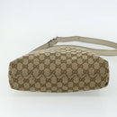 GUCCI GG Canvas Shoulder Bag Beige Gold 388924 Auth 176562-5