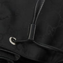 GUCCI GG Canvas Rucksack Nylon Schwarz Silber 003 0246 Auth 176569A-21