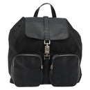 GUCCI GG Canvas Rucksack Nylon Schwarz Silber 003 0246 Auth 176569A-13