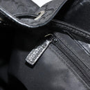 GUCCI GG Canvas Rucksack Nylon Schwarz Silber 003 0246 Auth 176569A-25