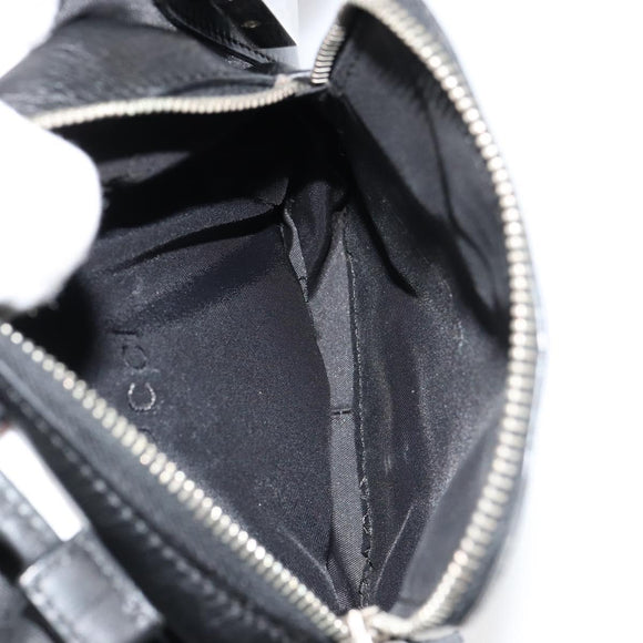 GUCCI GG Canvas Rucksack Nylon Schwarz Silber 003 0246 Auth 176569A