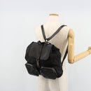 GUCCI GG Canvas Rucksack Nylon Schwarz Silber 003 0246 Auth 176569A-28