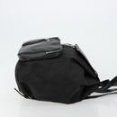 GUCCI GG Canvas Rucksack Nylon Schwarz Silber 003 0246 Auth 176569A-3