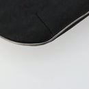 GUCCI GG Canvas Accessory Pouch Black Silver 005 0813 Auth 176572A-11