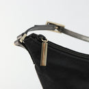 GUCCI GG Canvas Accessory Pouch Black Silver 005 0813 Auth 176572A-14