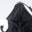 GUCCI GG Canvas Accessory Pouch Black Silver 005 0813 Auth 176572A-18