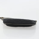 GUCCI GG Canvas Accessory Pouch Black Silver 005 0813 Auth 176572A-9