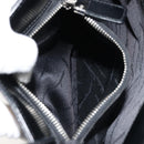 Salvatore Ferragamo Gancini Tote Bag Leather Black Silver Auth 176582-22