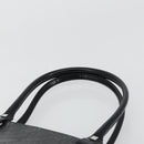 Salvatore Ferragamo Gancini Tote Bag Leather Black Silver Auth 176582-8