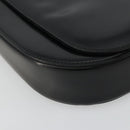 GUCCI Shoulder Bag Leather Black Silver 001 3195 Auth 176586-11