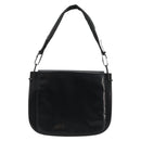 GUCCI Shoulder Bag Leather Black Silver 001 3195 Auth 176586-2