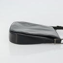 GUCCI Shoulder Bag Leather Black Silver 001 3195 Auth 176586-4