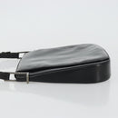 GUCCI Shoulder Bag Leather Black Silver 001 3195 Auth 176586-5