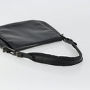 GUCCI Shoulder Bag Leather Black Silver 001 3195 Auth 176586-7