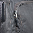 PRADA Shoulder Bag Nylon Black Silver Auth 176591-27
