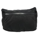 PRADA Shoulder Bag Nylon Black Silver Auth 176591-2
