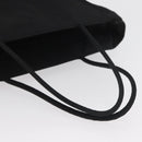 PRADA Tote Bag Nylon Black Silver Auth 176592-7
