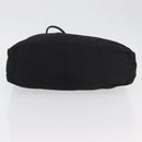 PRADA Tote Bag Nylon Black Silver Auth 176592-5