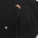 BURBERRY Blue Label Tote Bag Canvas Black Silver Auth 176595-9