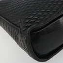 BALLY Shoulder Bag Leather Black Gold Auth 176596-16