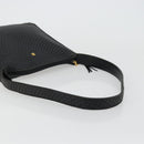 BALLY Shoulder Bag Leather Black Gold Auth 176596-7