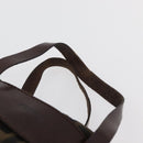 FENDI Zucca Canvas Tote Bag Brown Black Auth 176601-8