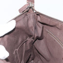 GUCCI GG Canvas Shoulder Bag Beige Silver 145857 Auth 176602-19
