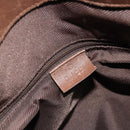 GUCCI GG Canvas Hand Bag Beige Silver 002 1121 1669 Auth 176604-10