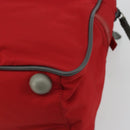 PRADA Sports Hand Bag Nylon Red Silver Auth 176606-15