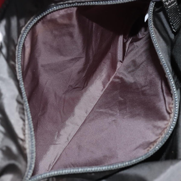 PRADA Sports Hand Bag Nylon Red Silver Auth 176606
