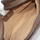 GUCCI GG Supreme Web Sherry Line Bag PVC Beige Gold 14 02 013 Auth 176608-21
