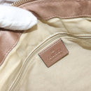 GUCCI GG Canvas Guccissima Sukey Bag Leather 2way Pink Gold 247902 Auth 176609-20