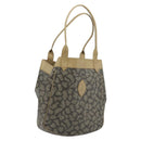 SAINT LAURENT Shoulder Bag Canvas PVC Gray Auth 176612-1