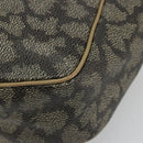 SAINT LAURENT Shoulder Bag Canvas PVC Gray Auth 176612-9