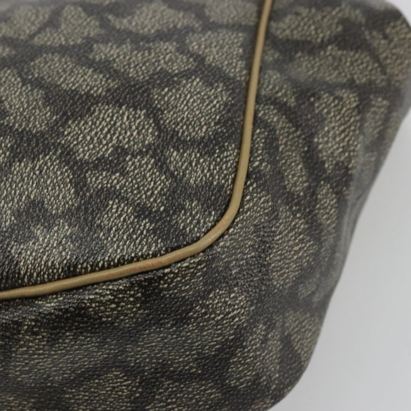 SAINT LAURENT Shoulder Bag Canvas PVC Gray Auth 176612