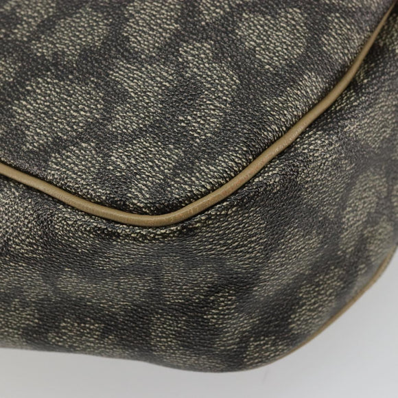 SAINT LAURENT Shoulder Bag Canvas PVC Gray Auth 176612
