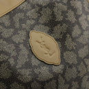 SAINT LAURENT Shoulder Bag Canvas PVC Gray Auth 176612-10