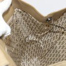 SAINT LAURENT Shoulder Bag Canvas PVC Gray Auth 176612-17