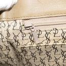 SAINT LAURENT Shoulder Bag Canvas PVC Gray Auth 176612-19