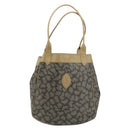 SAINT LAURENT Shoulder Bag Canvas PVC Gray Auth 176612-13
