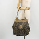 SAINT LAURENT Shoulder Bag Canvas PVC Gray Auth 176612-21